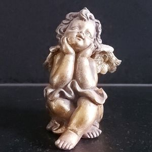 Gold Angel Figurine